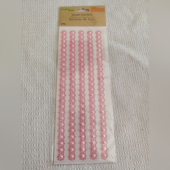 CRAFTER'S SQUARE BORDER GEM STICKERS - Picture 2 of 4